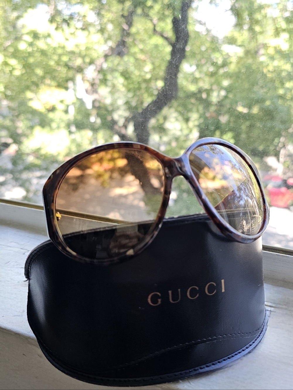 Y2K "Bug-Eyed" Gucci GG 2927/S Tortoise Brown